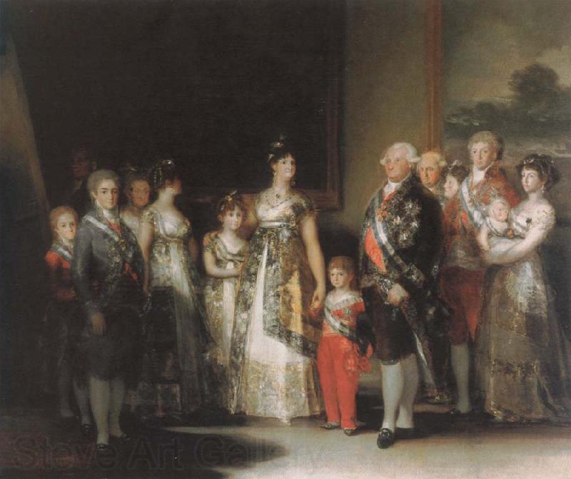Francisco Goya family of carlos lv France oil painting art